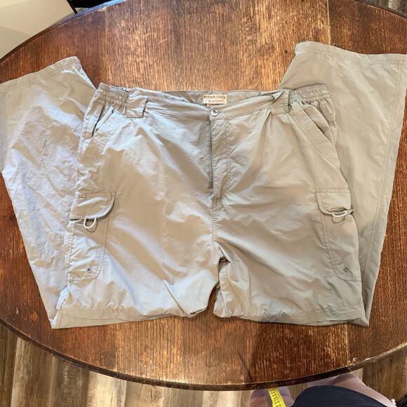 Rugged Earth Outfitters Convertible Pants Cargo Hiking‎ 40/42 Khaki Gorpcore - Picture 1 of 9